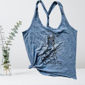 🔴 District “Llamaste” Crossback Tank